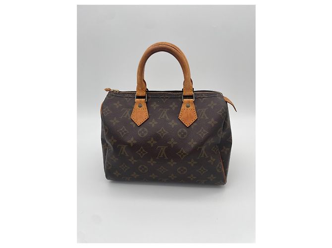 Louis Vuitton Speedy 25 Monogram Castaño Monograma - vista 4