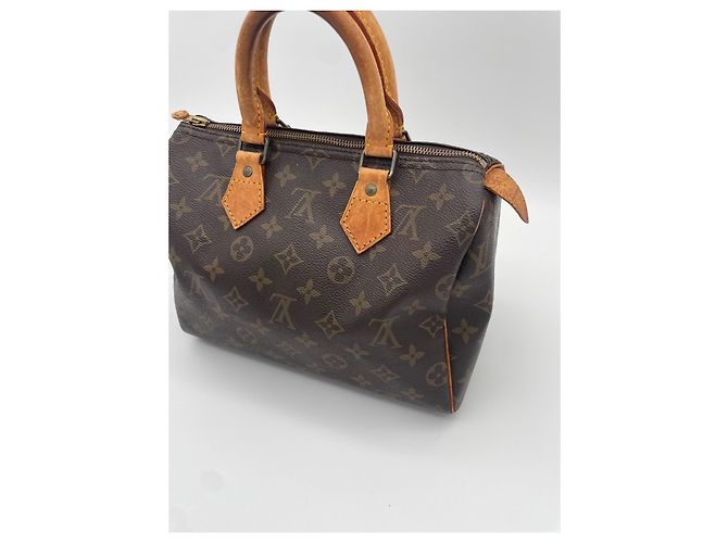 Louis Vuitton Speedy 25 Monogram Castaño Monograma - vista 6
