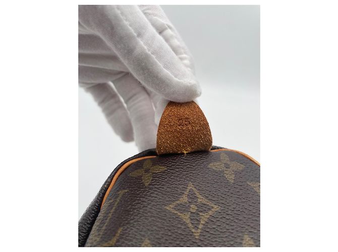 Louis Vuitton Speedy 25 Monogram Castaño Monograma - vista 9