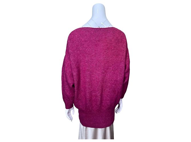 American Vintage Strickpullover in Rosa Pink - Ansicht 2