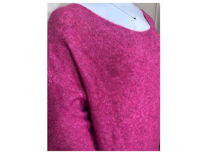 American Vintage Strickpullover in Rosa Pink - Ansicht 4