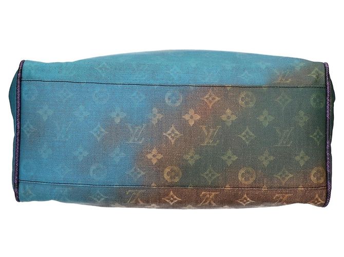 Borsa Tote Louis Vuitton Heartbreak Monogram Jokes in Violet Porpora - vista 5
