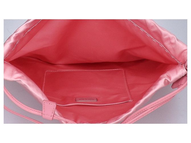 Prada Wish Beuteltasche aus Seiden-Duchesse-Satin Pink - Ansicht 6