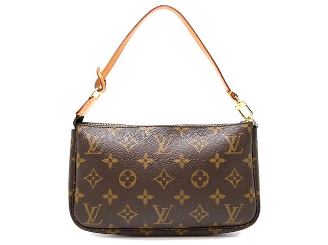 Louis Vuitton Pochette Accessoires Shoulder Bag Marrone - vista 2