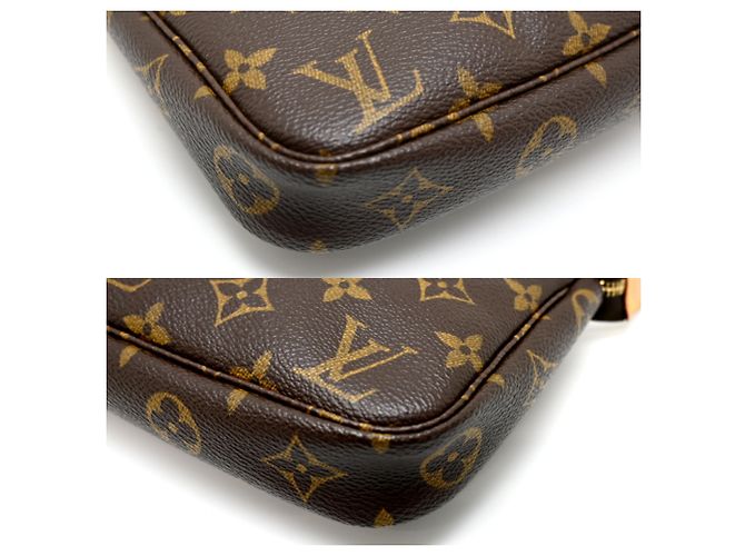 Louis Vuitton Pochette Accessoires Shoulder Bag Marrone - vista 7
