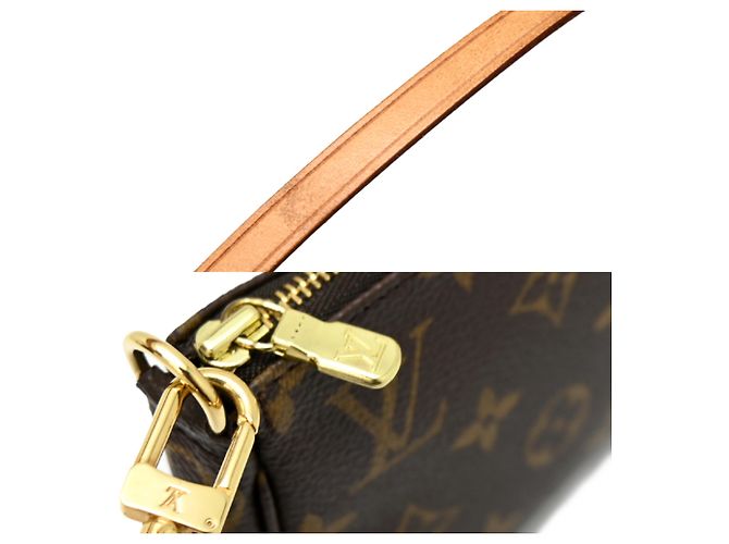 Louis Vuitton Pochette Accessoires Borsa a tracolla da donna Marrone - vista 5