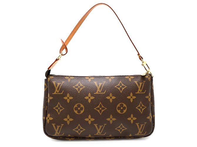 Sac à épaule Louis Vuitton Pochette Accessoires Marron - vue 2
