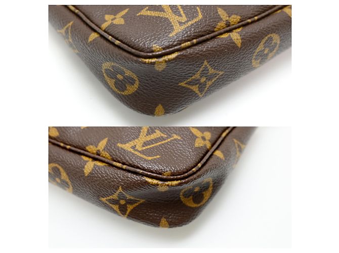Sac à épaule Louis Vuitton Pochette Accessoires Marron - vue 8
