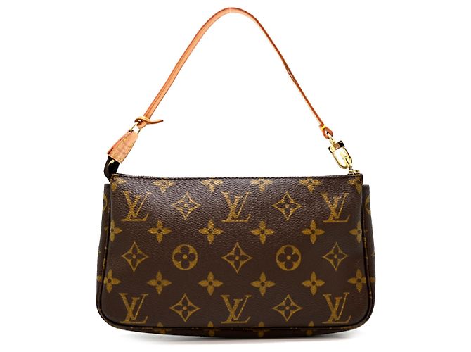 Louis Vuitton Pochette Accessoires Shoulder Bag Marrone - vista 2