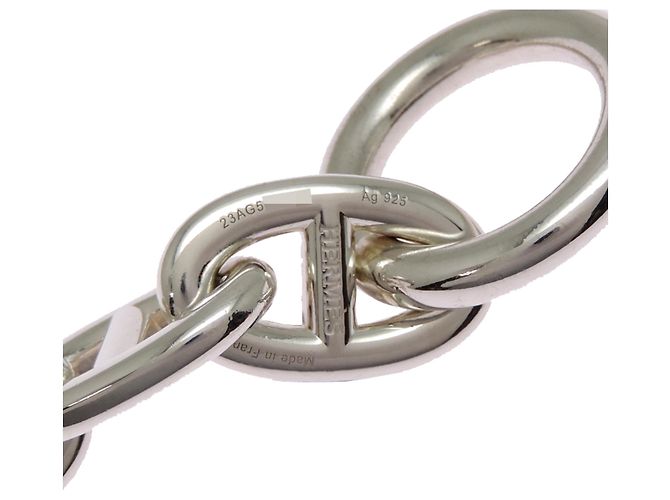 Hermès Bracciale Hermes SV925 Chaine d'Ancre con charm - vista 5