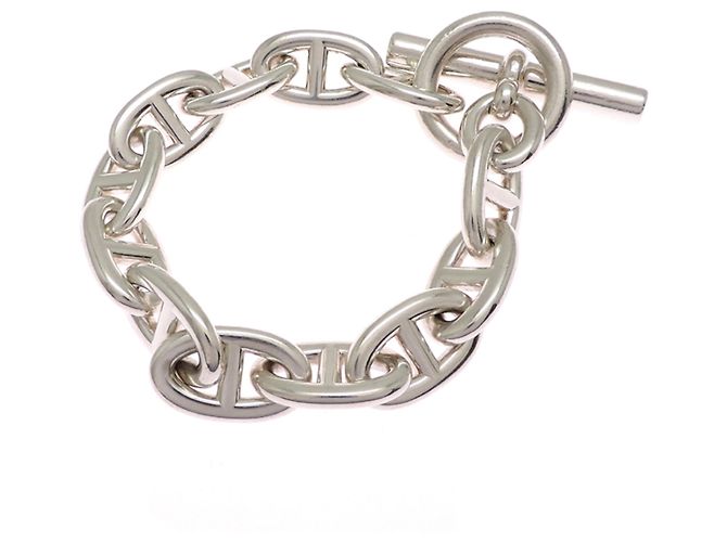 Hermès Bracciale Hermes SV925 Chaine d'Ancre con charm - vista 2