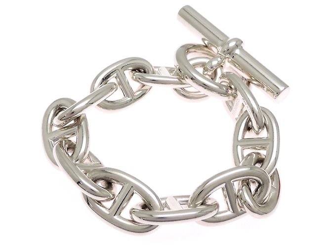 Hermès Bracciale Hermes SV925 Chaine d'Ancre con charm - vista 2