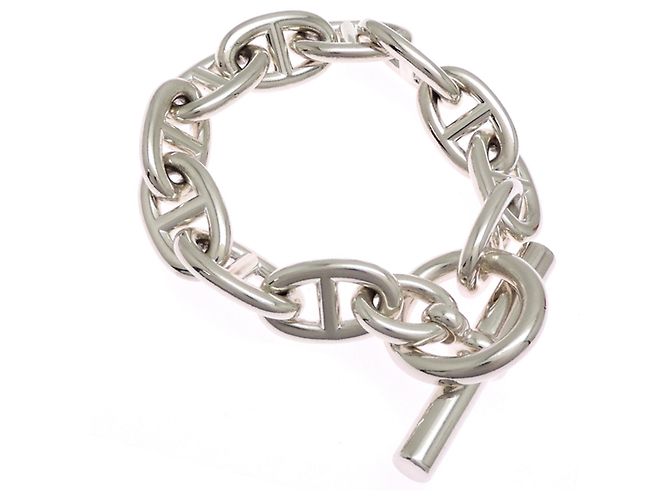 Hermès Bracciale Hermes SV925 Chaine d'Ancre con charm - vista 3
