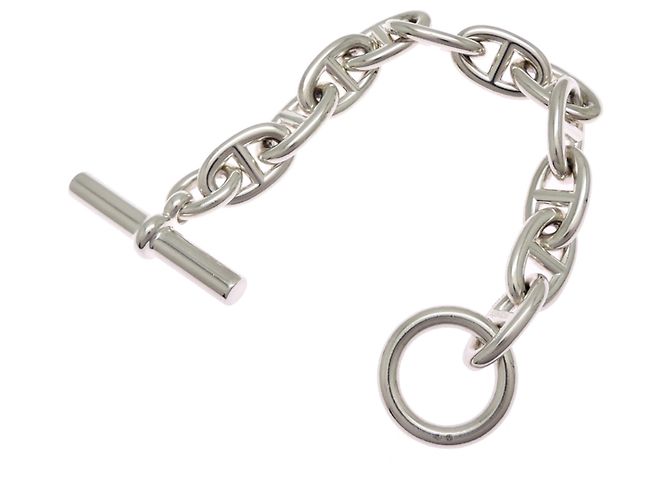 Hermès Bracciale Hermes SV925 Chaine d'Ancre con charm - vista 7