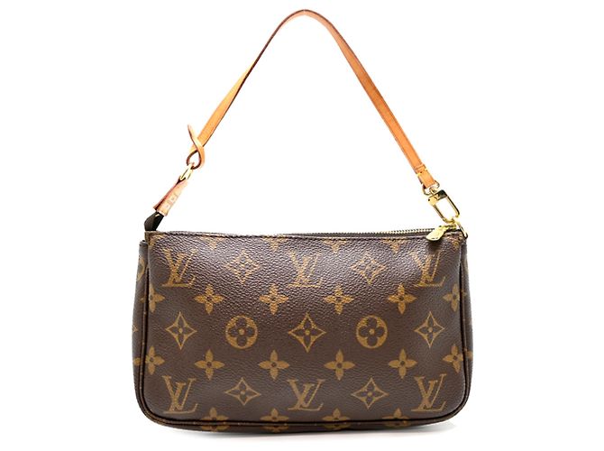 Louis Vuitton Pochette Accessoires Shoulder Bag Marrom - vista 2