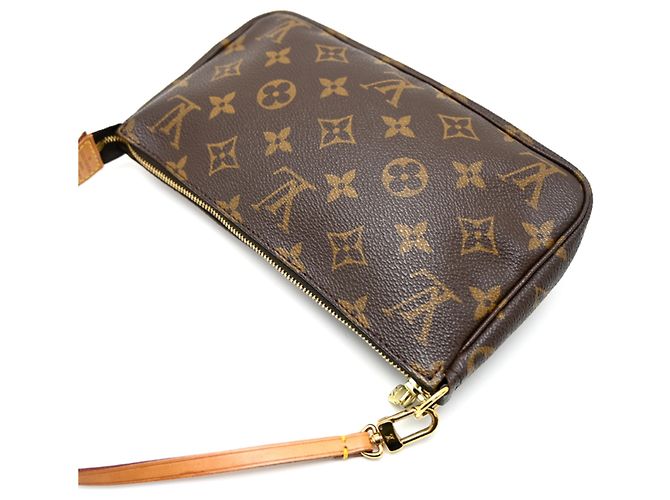 Louis Vuitton Pochette Accessoires Shoulder Bag Marrom - vista 3