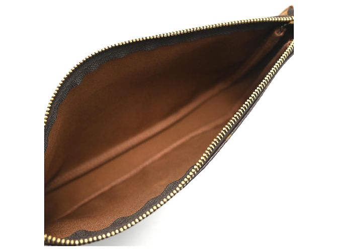 Louis Vuitton Pochette Accessoires Shoulder Bag Marrom - vista 6