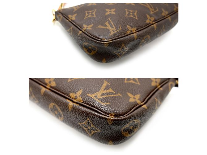 Louis Vuitton Pochette Accessoires Shoulder Bag Marrom - vista 8