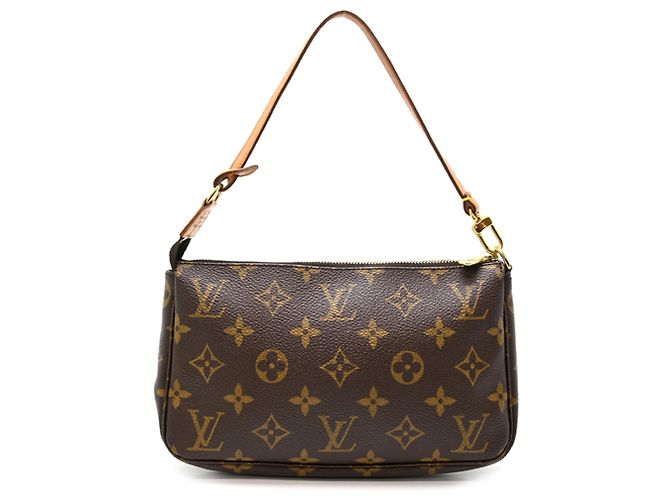 Louis Vuitton Pochette Accessoires Borsa a tracolla marrone - vista 2