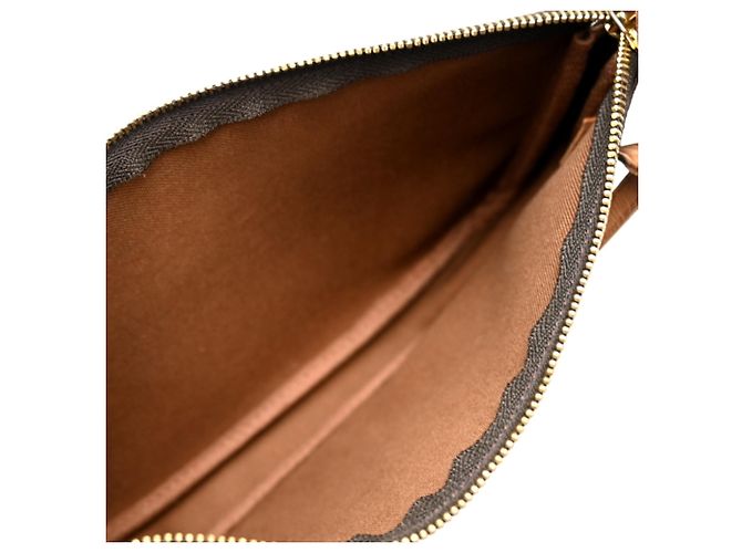 Louis Vuitton Pochette Accessoires Borsa a tracolla marrone - vista 6