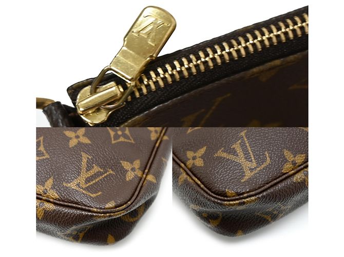 Louis Vuitton Pochette Accessoires Borsa a tracolla marrone - vista 7