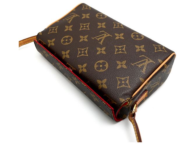 Borsa a tracolla Louis Vuitton Recital da donna Marrone - vista 3