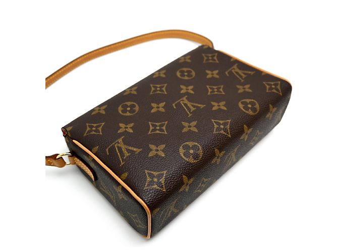 Borsa a tracolla Louis Vuitton Recital da donna Marrone - vista 4