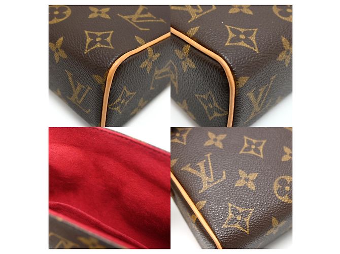 Borsa a tracolla Louis Vuitton Recital da donna Marrone - vista 7