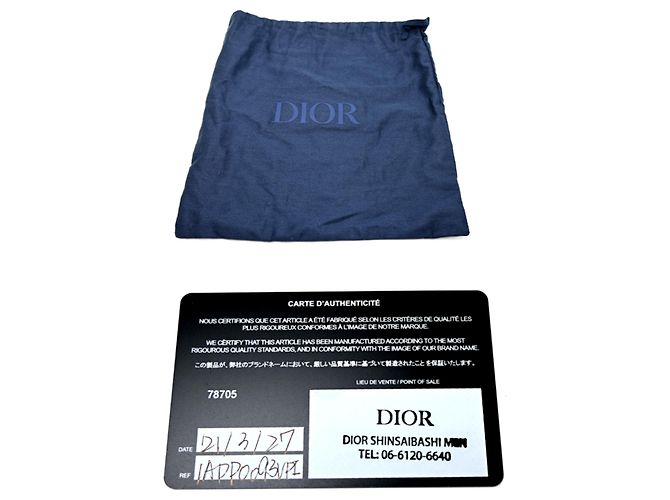 Borsa Saddle in pelle Christian Dior nera Nero - vista 10