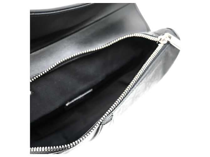 Borsa Saddle in pelle Christian Dior nera Nero - vista 6