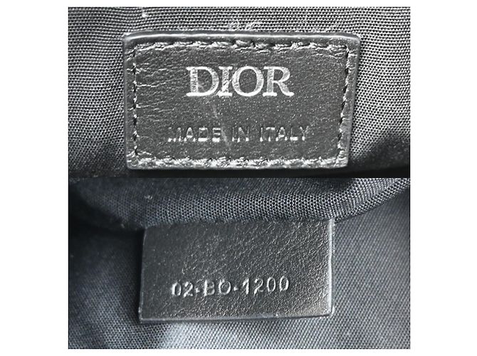 Borsa Saddle in pelle Christian Dior nera Nero - vista 8