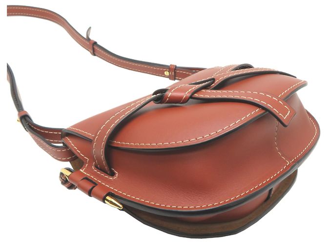 Borsa a tracolla Loewe Gate Small da donna Marrone - vista 3