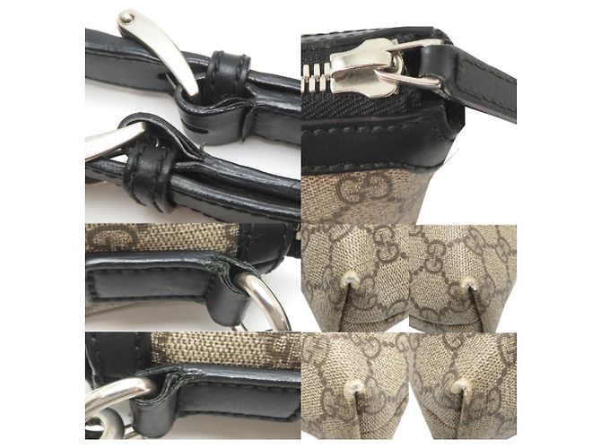 Borsa a tracolla Gucci Sherry Line Beige - vista 10