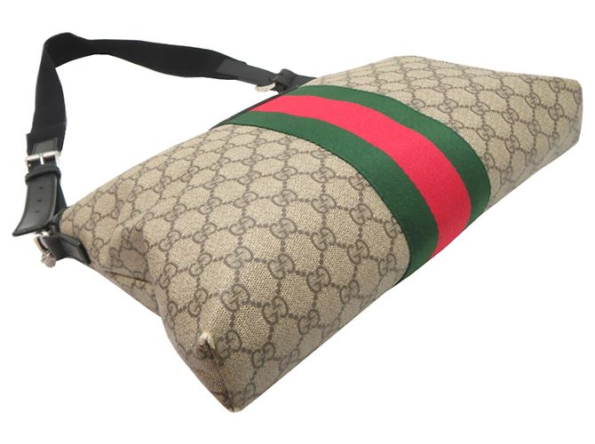 Borsa a tracolla Gucci Sherry Line Beige - vista 3