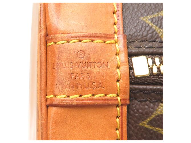 Louis Vuitton Alma Handtasche Braun - Ansicht 7