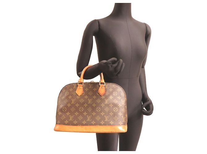 Louis Vuitton Alma Handtasche Braun - Ansicht 9
