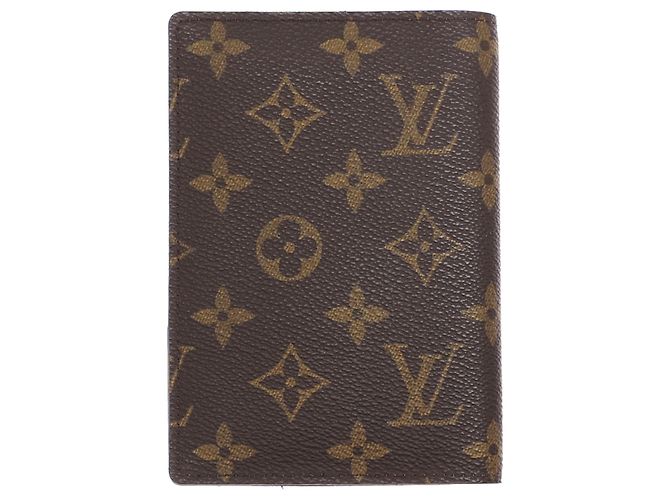 Cover Passaporto Louis Vuitton Monogram Brown Marrone - vista 2