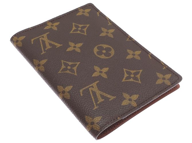 Cover Passaporto Louis Vuitton Monogram Brown Marrone - vista 3