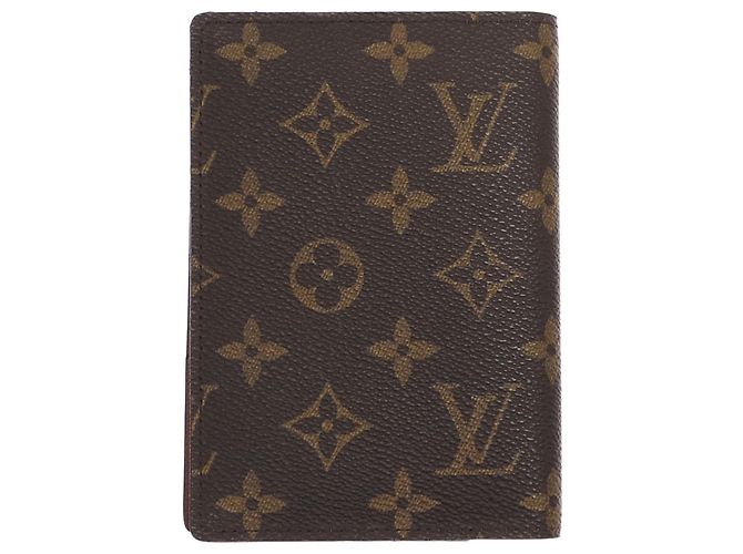 Cover passaporto Louis Vuitton Monogram Brown Marrone - vista 2