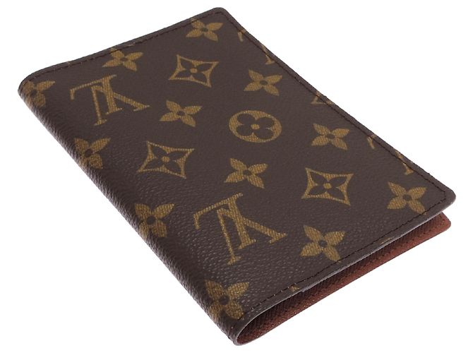 Cover passaporto Louis Vuitton Monogram Brown Marrone - vista 4