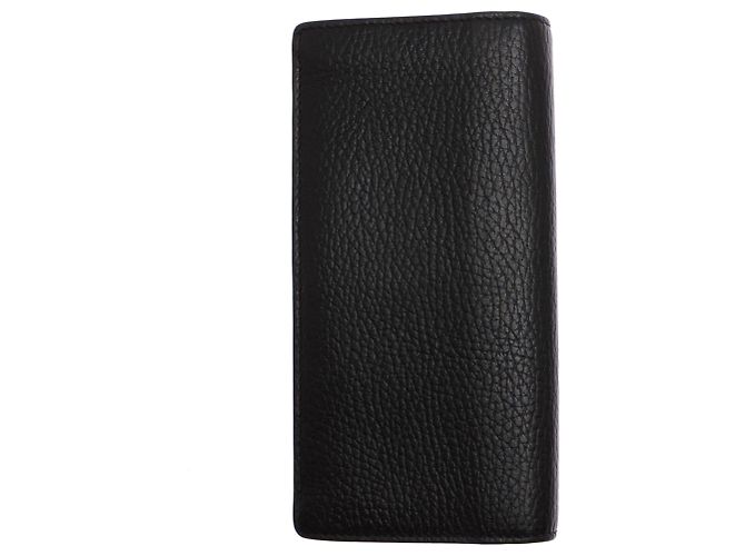 Gucci Interlocking G Black Leather Long Wallet - view 2