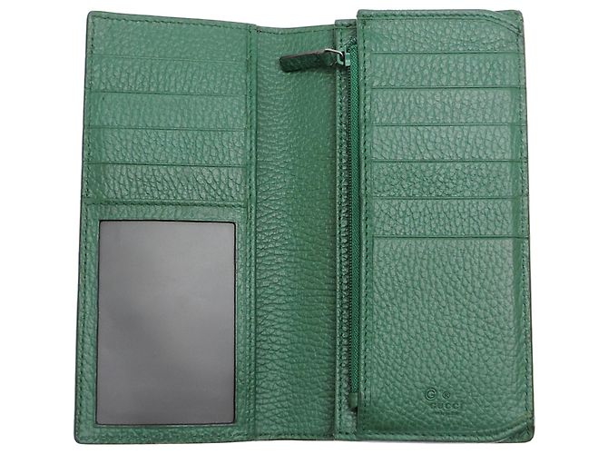 Gucci Interlocking G Black Leather Long Wallet - view 5
