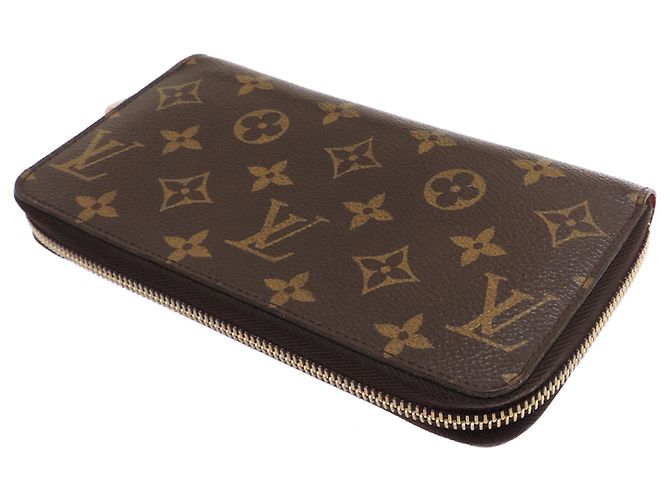 Cartera Zippy Louis Vuitton Castaño - vista 4