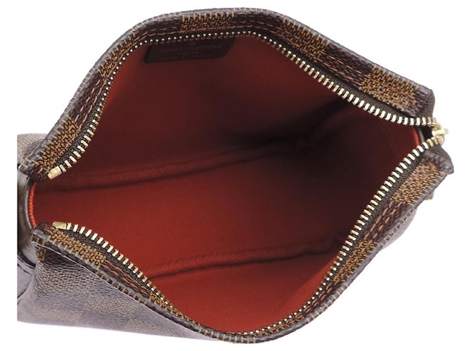 Louis Vuitton Trouse Makeup Pouch Castaño - vista 6