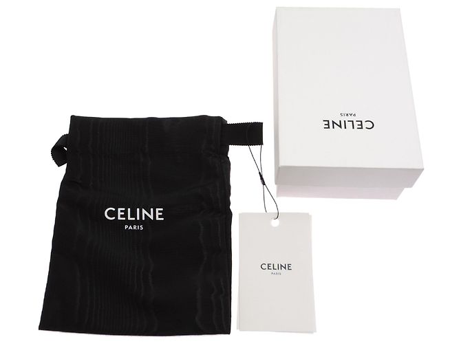 Céline Portafoglio con patta Celine Triomphe Small Marrone - vista 9