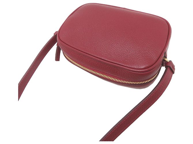 Borsa a tracolla in pelle rossa da donna Salvatore Ferragamo Rosso - vista 4