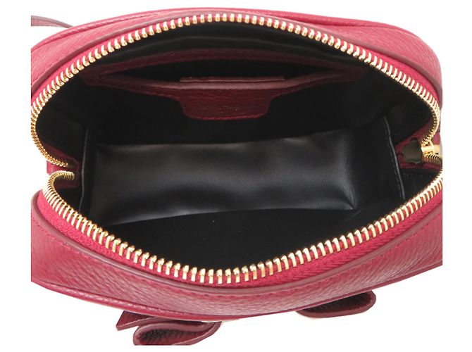 Borsa a tracolla in pelle rossa da donna Salvatore Ferragamo Rosso - vista 6