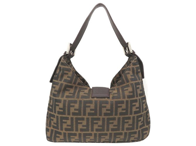 Fendi Damenhandtasche 26569 Canvas Zucca Pattern Braun - Ansicht 2