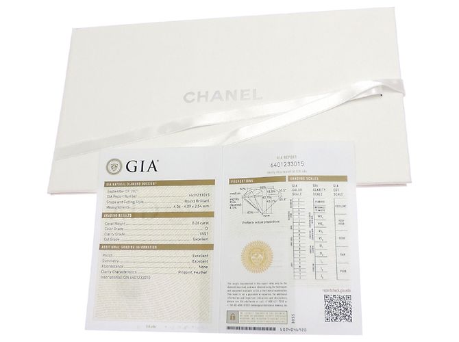Anello Chanel Ruban Diamond Band - vista 10