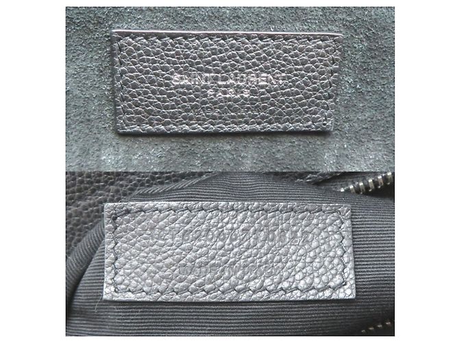Borsa Saint Laurent Paris Cabarit Gauche Nero - vista 7